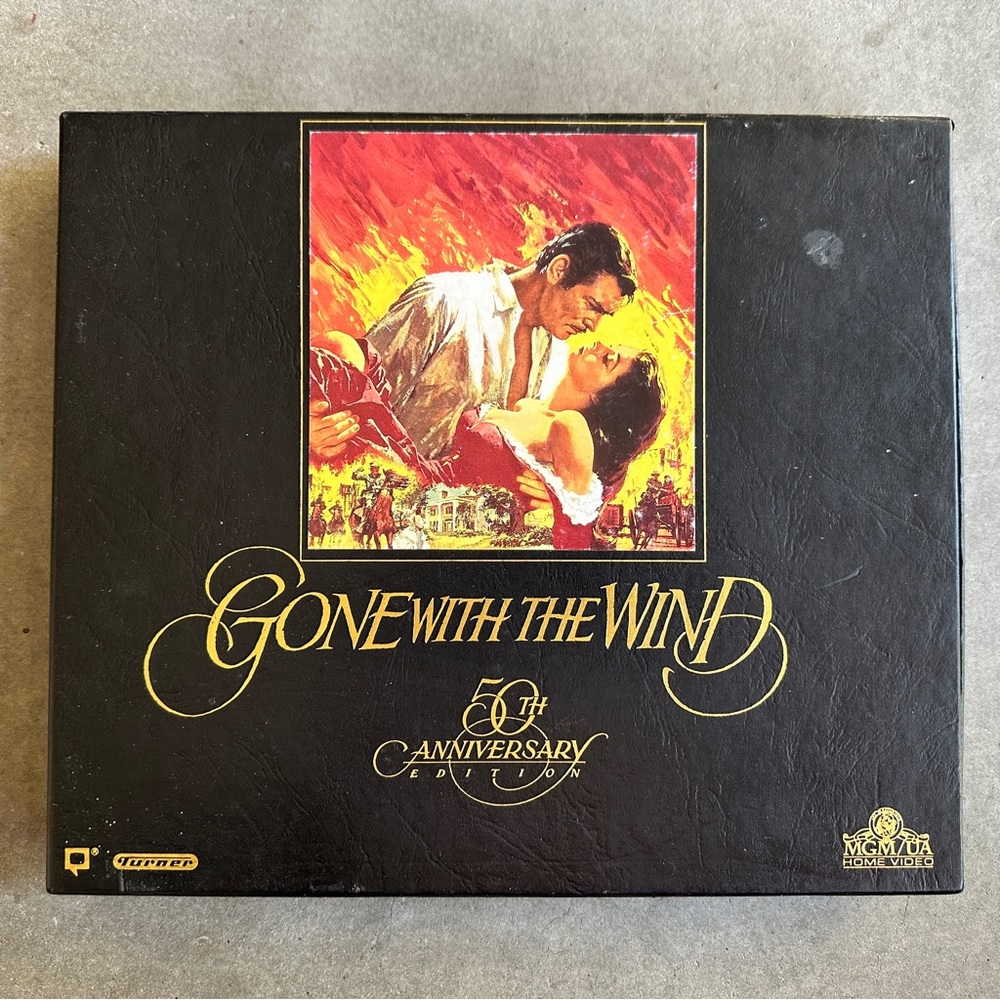 1989 Gone with the Wind 50th Anniversary VHS Set Of 2 Classic Movie